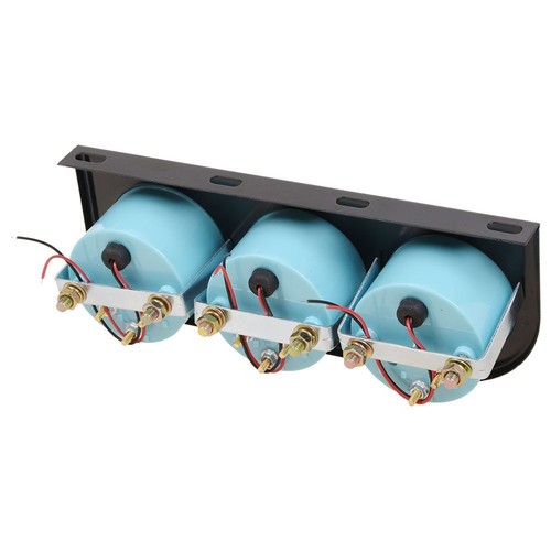 Kit de calibre triple medidor de temperatura de agua medidor de presión de aceite 2"" 52 mm 3 en 1 - Imagen 12 de 13