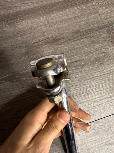 Vintage Cruiser Bike Quill Stem 22.1mm Chrome Steel 25.4mm Bar - Picture 5 of 6