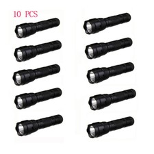 10PCS Single Mode WF-502B 10W 6500K LED Portable Flashlight Ultra Fire Torch