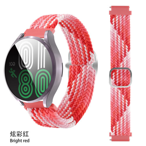Geflochtenes Nylonarmbandband für Samsung Galaxy Watch 6 5 4 40/44 mm 6 Classic 5 Pro - Bild 34 von 39