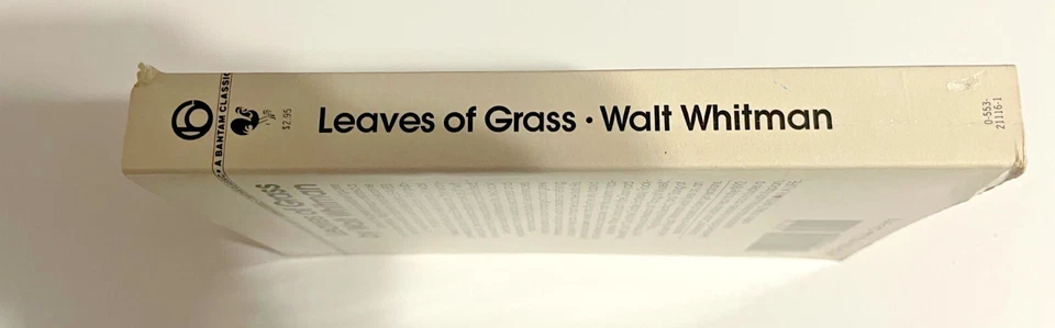 Leaves of Grass I-III by Walt Whitman PB Bantam 1983 VG Poetry Inness painting - Image 3 of 4