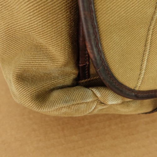 Ellington Crossbody Beige Canvas Purse Medium Front Buckle Multiple Compartments - Picture 3 of 15