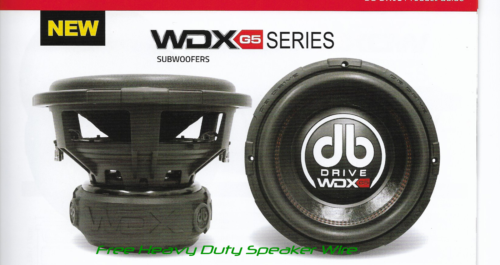 Woofer 4 ohms DVC 6000 watts audiophile WDX15G5D4 12" lecteur de Bahn modèle WDX15G5-D4 - Photo 1 sur 1