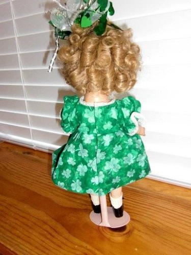 "Muñeca Shirley Temple de composición vintage años 1920-30 13" sin marcar" - Imagen 7 de 10