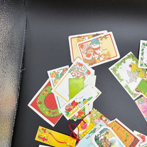 Vintage Gift Tags Lot Christmas MCM Mixed Gift Bags Variety over 70 Tags - Picture 6 of 9