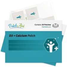 D3/Calcium Topical Patch by PatchAid 30-Day S...
