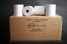 WRB Supply Thermal Paper Roll, 3-1/8 x 230-Feet, 50 Count, White