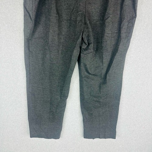 New Kasper Womans Sz 24W Plus Pants Gray Kristy Slim Fit Dress Stretch NWT - Picture 8 of 10