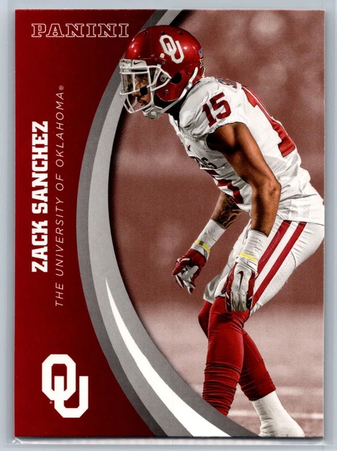 2016 Panini Collegiate Oklahoma Zack Sanchez Rookie RC #33