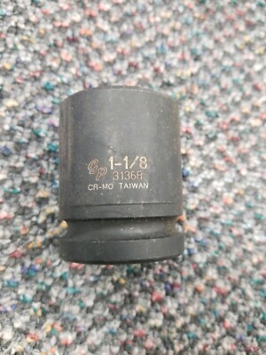 Grey Pneumatic 3136R 3/4'' Drive x 1-1/8'' Standard - 12 Point Socket