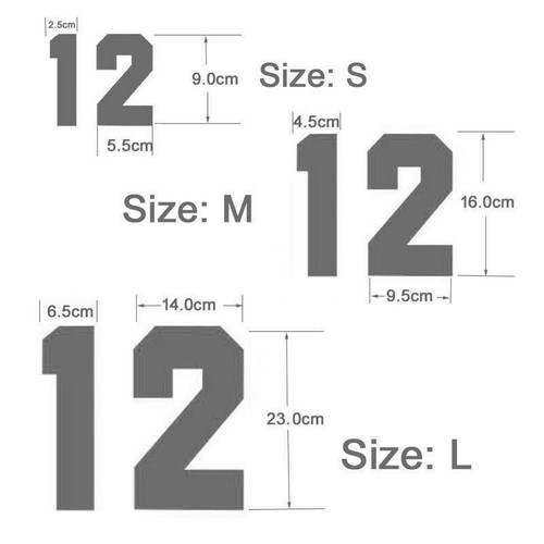 Uniforme de impresión de transferencia de calor de hierro 6 piezas camiseta fútbol número negrita - Imagen 75 de 151