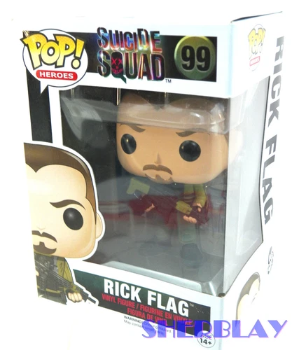 Funko POP! Vinyl Figure MIB - DC Heroes Suicide Squad RICK FLAG #99