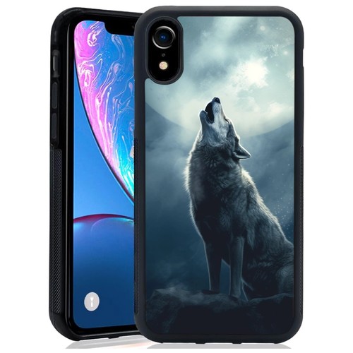 moon sky wolf forest For Google Motorola Moto Apple iPhone Rugged Case - Picture 17 of 25