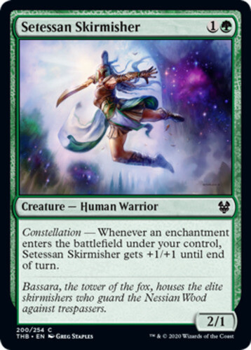 Setessan Skirmisher Light Play, English Magic the Gathering MTG Theros Beyond De - Picture 1 of 1