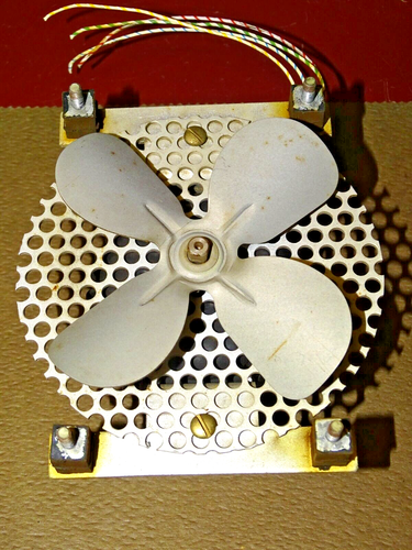 Rotron Lüfter aus Vintage Western Electric Signal Generator - Bild 2 von 5