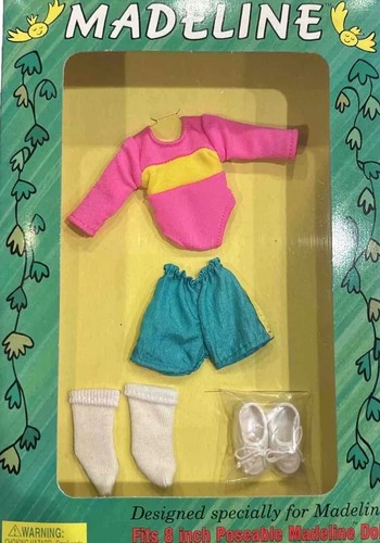 1999 Eden Madeline Clothing Exercise Outfit for 8 in Posable Figure Vintage - Bild 1 von 2