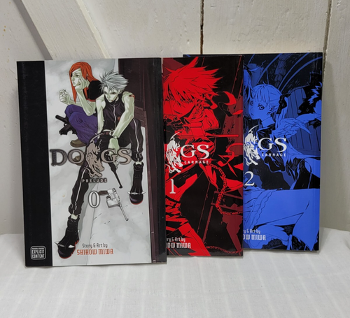 Dogs Bullets And Carnage Manga Volumes 0 Prelude, 1, 2 English (Lot of 3)