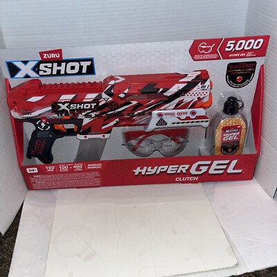   Zuru  X-Shot  Hyper Gel Clutch Manual Pump-Action Gel Ball Blaster 150FPS NEW