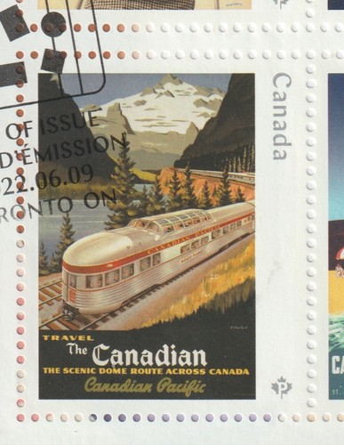 Canada 2022 First Day Cover (Vintage Travel Posters) - Picture 7 of 8