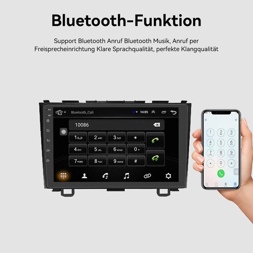 4+64G Für Honda CR-V 3 RE CRV 2007-2011 Android14 Carplay Autoradio Navi GPS RDS - Bild 14 von 24
