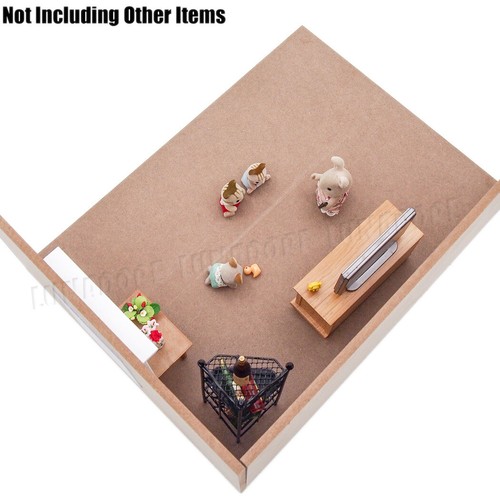 1/12 Miniatur Raum Leer für DIY Dekoration Puppenhaus Möbel Zubehör - Bild 7 von 8