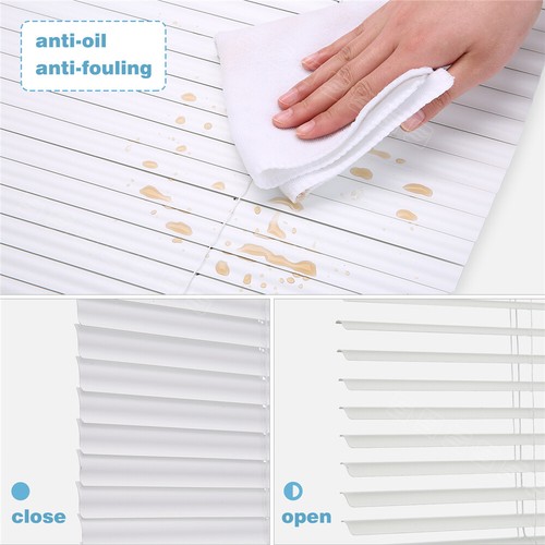 Changshade CUSTOM CUT 1” Vinyl Corded Window Blinds Horizontal Blinds Mini Blind - Picture 4 of 23
