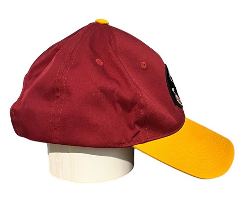 Florida State Seminoles Hat Snapback Vintage Red Wine Yellow Blockhead Logo Cap - Picture 4 of 9