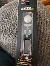 Johnson Level Digital Sliding T Bevel And Protractor 1920-0800D NEW