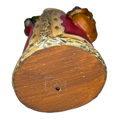 Old World Santa Vintage Resin Wood 11” Woodland Figurine Rustic Christmas - Picture 2 of 5