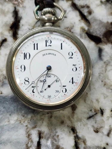 Antique 1918 16s 15j Illinois Grade 303 Pocket Watch