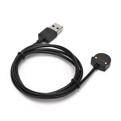 100CM Czarny zegarek Magnetyczny kabel ładujący ABS Kabel ładujący do Ticwatch S / E - Zdjęcie 4 z 4