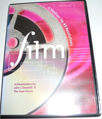FILM A MEDIUM FOR ALL RESOLUTIONS 2001 DVD John J Dowdell III The Tape House . - Picture 1 of 6