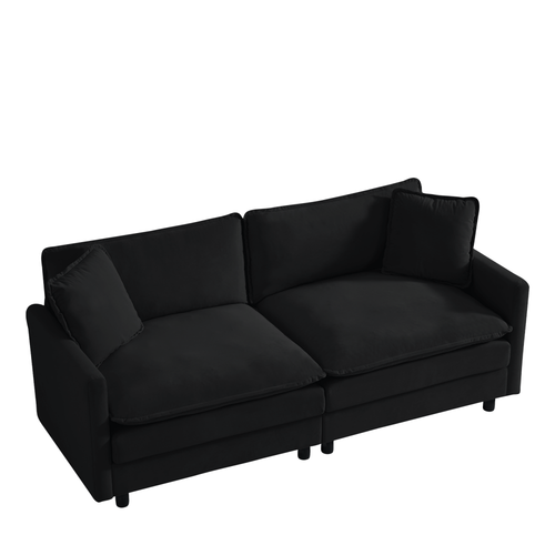 Modern Oversized 2-4 Seater Modular Deep Seat Sectional Sofa for Living Room - Picture 36 of 54