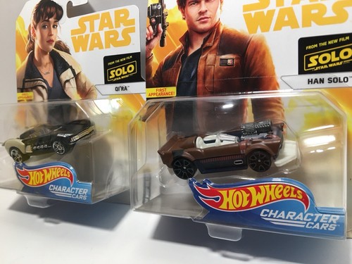2017 Hot Wheels Star Wars Character Cars Han Solo QI’RA NEW!!! SOLO STAR WARS - Picture 6 of 8