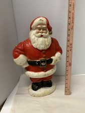 Vintage 17 Styrofoam Santa Claus Christmas Decoration