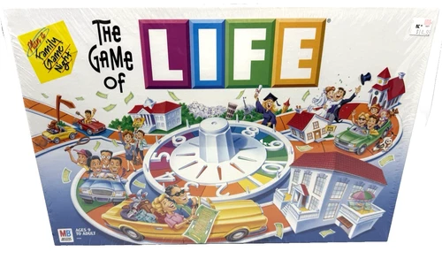 The Game of Life Board Game 2002 Vintage Hasbro - NEW FACTORY SEALED