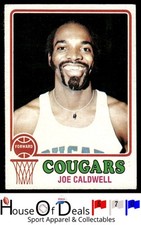 1973-74 Topps #255 Joe Caldwell Carolina Cougars Basketball Card - Comb. Ship