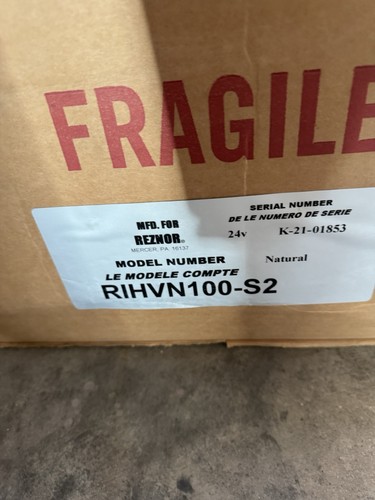 NEW Reznor 100,000 BTU RIHVN100-S2 High Intensity Gas Fired Heater Natural Gas - Picture 2 of 9