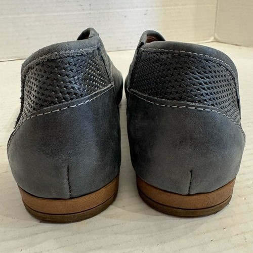 Bueno Tahiti sandalo grigio pelle 36 US 5,5 - 6 scarpe comode tacco a blocco slip-on - Foto 6 di 14