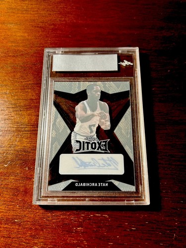 Nate Archibald 2022 Leaf #1/1 Exotic Snakeskin Pre-Production Proof Auto SSP - Picture 2 of 2