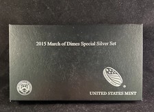 2015 March of Dimes Special Silver Set Commemorative Box and COA *NO COINS*