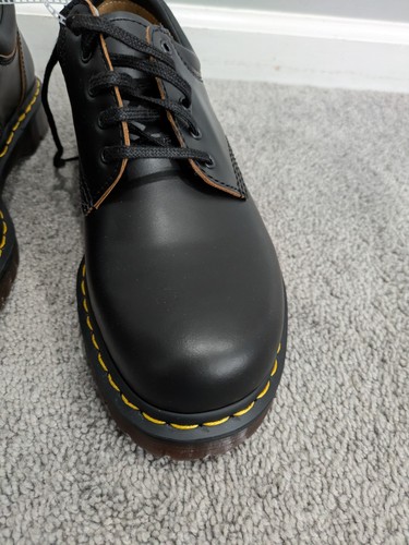 Nuevo Dr. Martens Air Wair 8053 Zapatos Oxford Para Hombres Talla 12 M Negro Bota con Cordones - Imagen 9 de 9