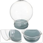 2 Pcs Globe Jars With Lids For Water Globe And Candy Storage
