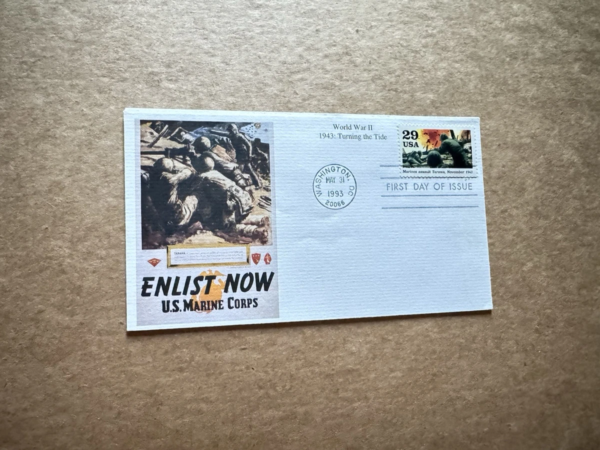 First Day of Issue WWII US Stamp Covers 29 Cent Denomination for