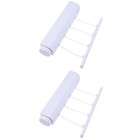  2 PCS Wäschetrocknerständer Wäscherei Trockenes Rack Camping-Wäscheleine