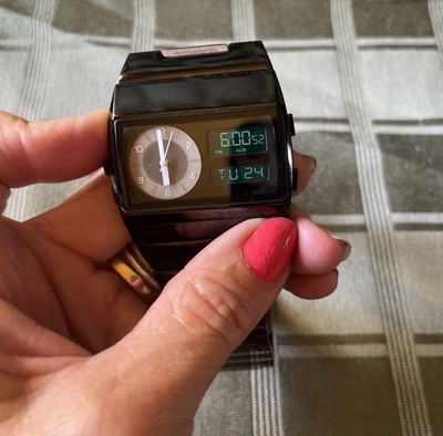 Vestal ベスタル MONTE CARLO モンテカルロ クォーツ 腕時計 Vintage Vestal Monte Carlo Watch Black New Movement