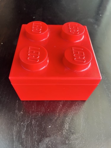 NEW Lego Storage Container 5x5x3 Capacity Red Brick Collectable - Picture 3 of 4