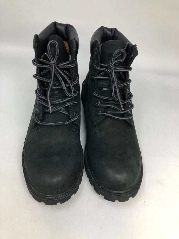 Timberland Hombres 6" Premium Bota Impermeable Negro Nubuck Talla 6.5 EE. UU. TB110073001 Foto 3 de 4