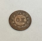Civil War token no compromise with traitors O.K.