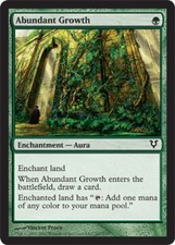 Abundant Growth - Avacyn Restored #167/244 MTG Magic The Gathering
